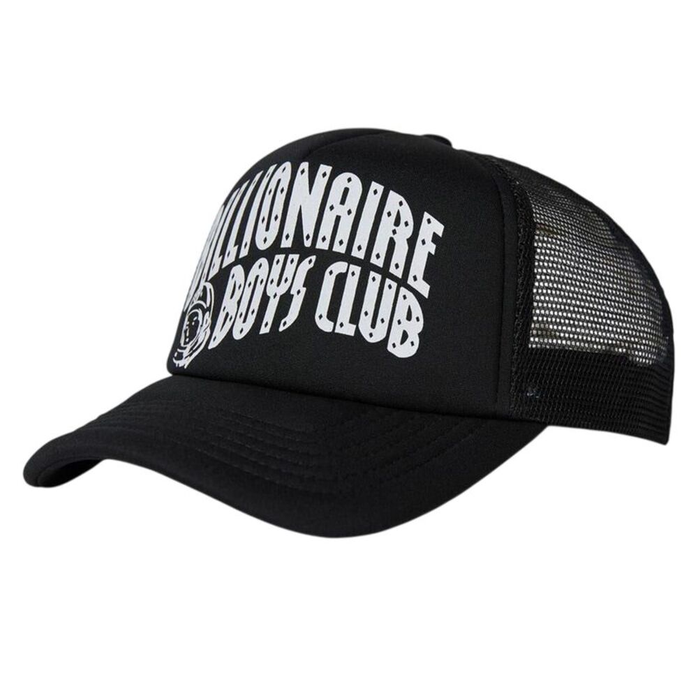 Billionaire Boys Club Mens Trucker Cap / Black/White Print
